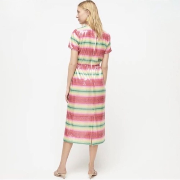 ❤️J Crew Rainbow Sequin Dress❤️ - Picture 3 of 6